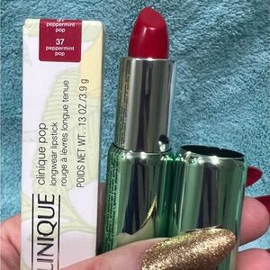 Clinique Pop Lipstick - Peppermint Pop